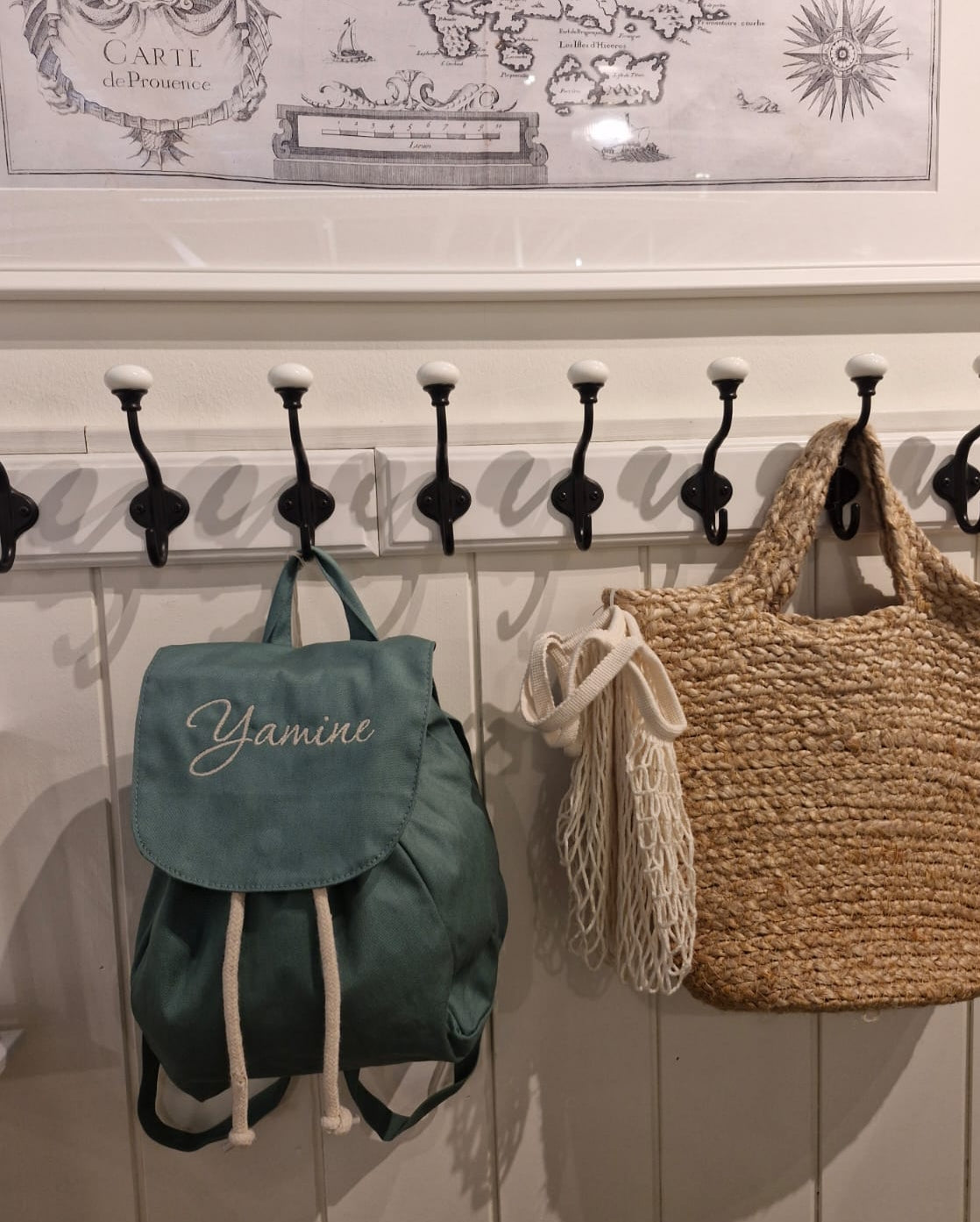 Sac à dos enfant personnalisé – prénom ou message – coton biologique OCS