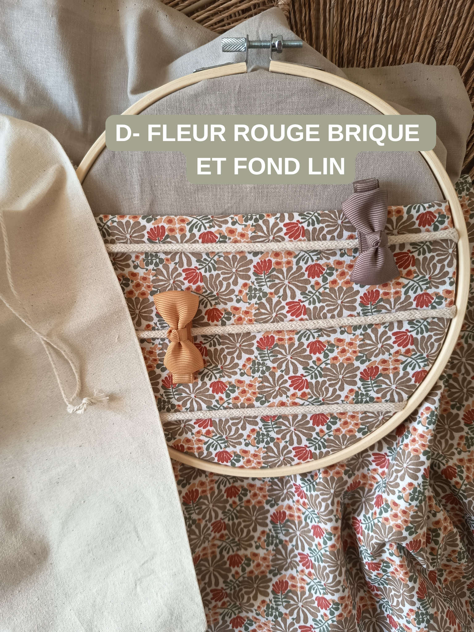 Tambour Porte-Barrettes Personnalisé – Organisateur Barrettes Enfant pour Chambre et Salle de Bain