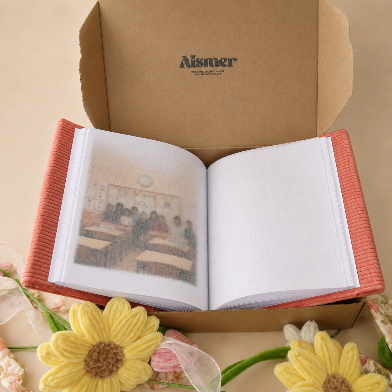 Album photo personnalisé – Pages blanches premium