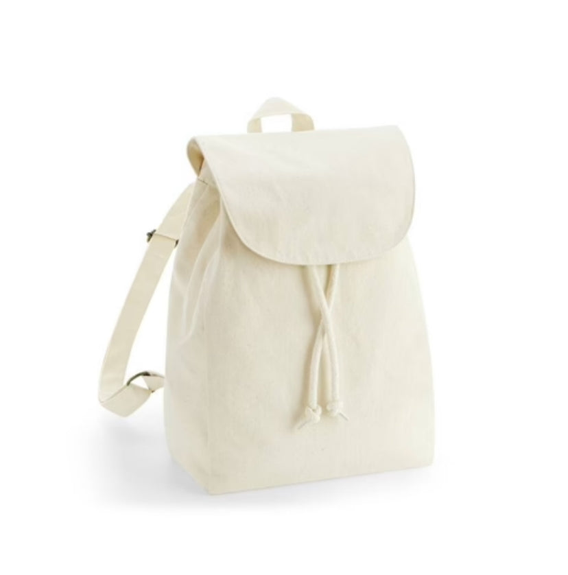 Sac à dos adulte personnalisé – prénom ou message – coton biologique OCS