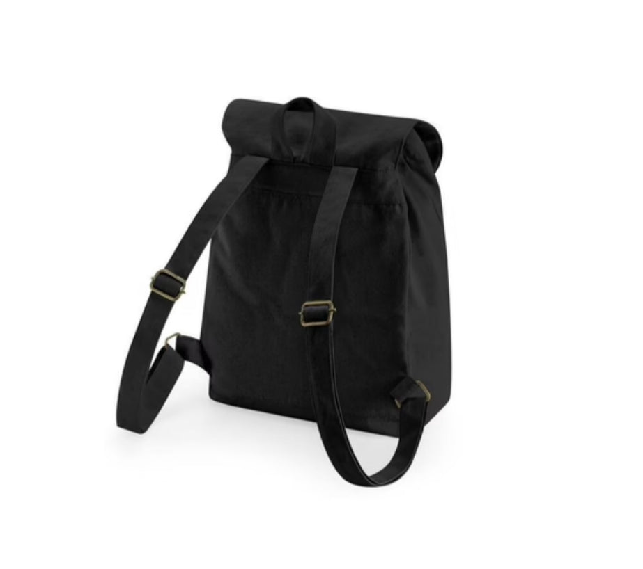 Sac à dos adulte personnalisé – prénom ou message – coton biologique OCS