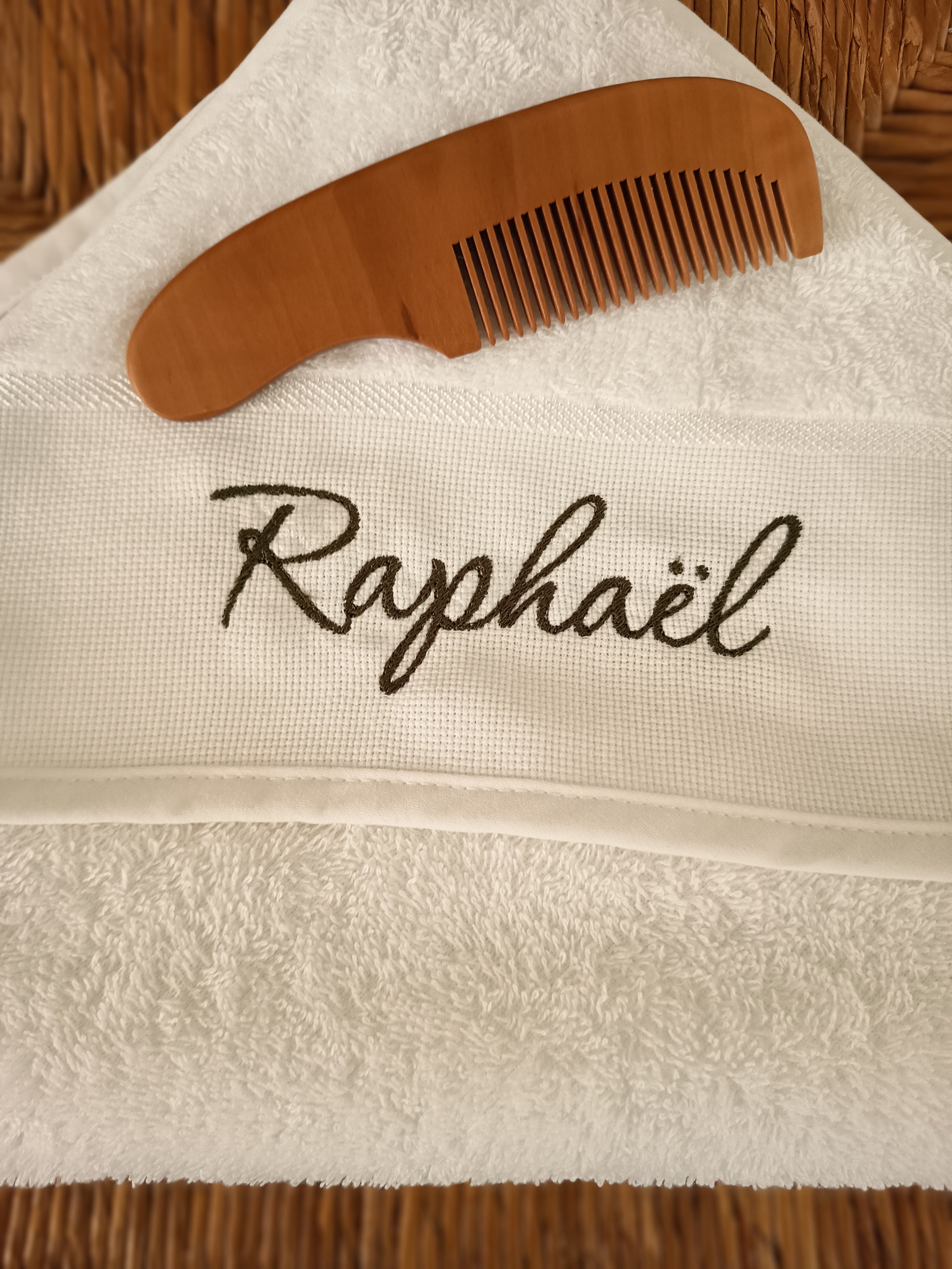 Cape de bain personnalisée